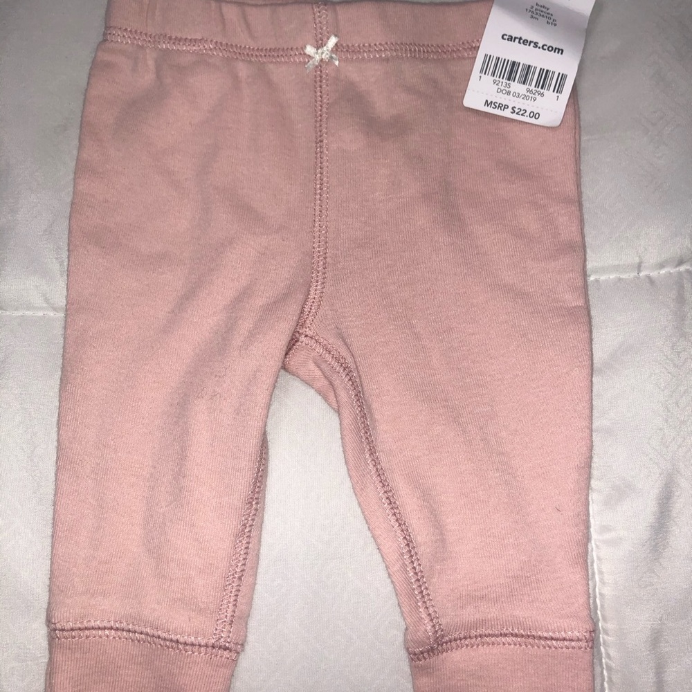 Pink leggings for 3months old baby